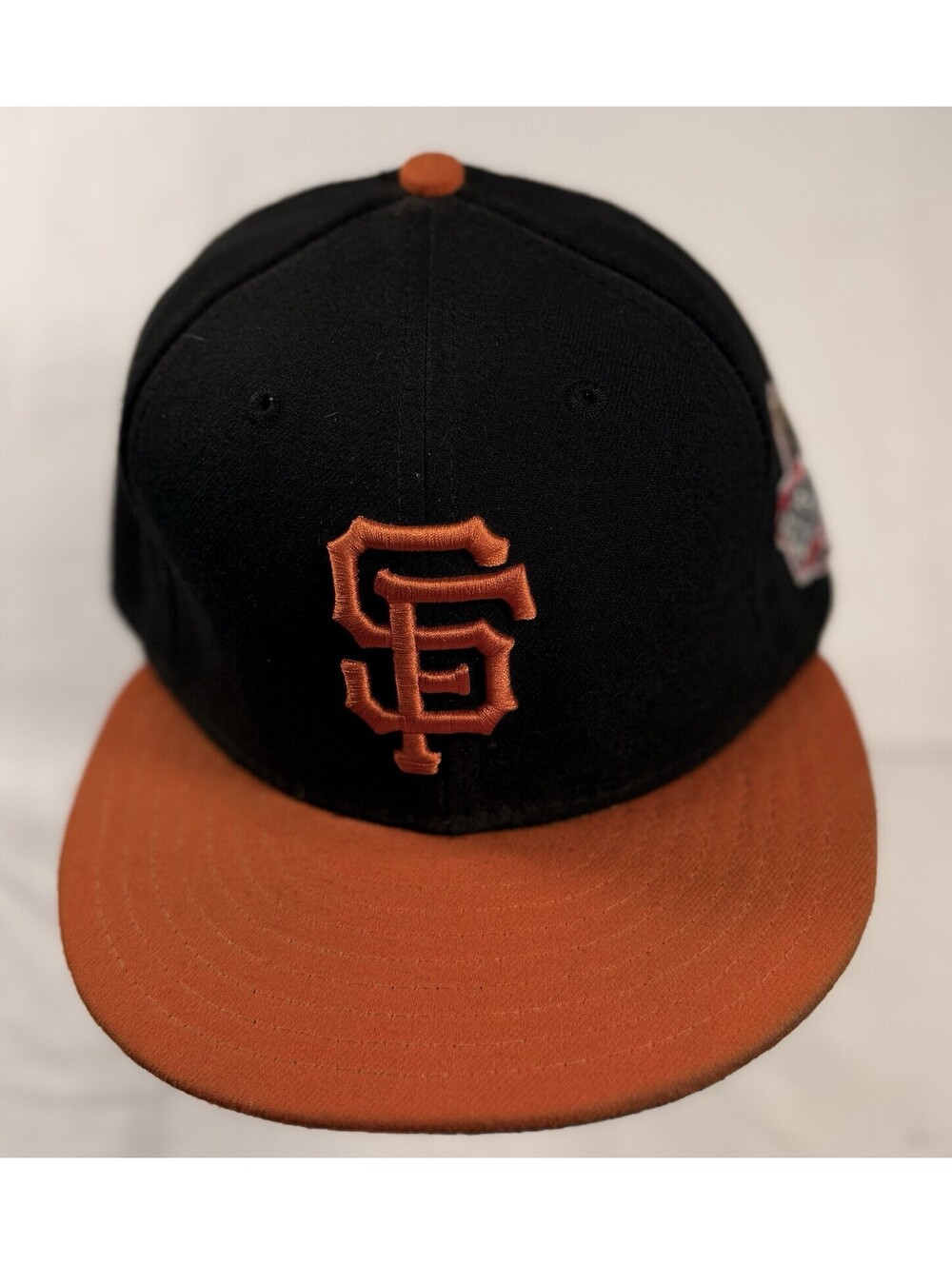 San Francisco Giants Black Fitted Cap Men's 7 1/2 NFL Hat New Era Cool
